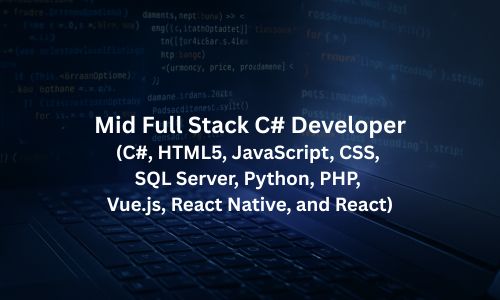 Mid Full Stack C# Developer