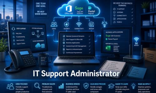 Junior / Graduate IT Support Administrator