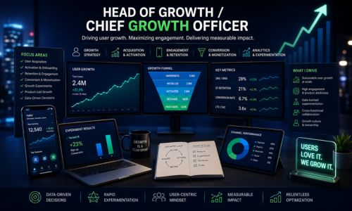 Head of Growth / Chief Growth Officer (Consumer App Growth, Not Brand or Corporate Marketing)