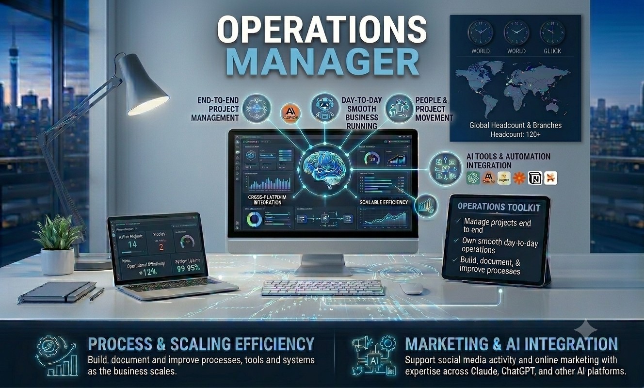 Operations Manager ( AI and Social Media)