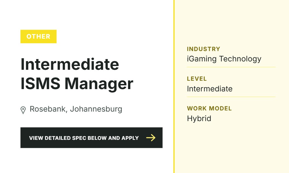 Information Security Manager