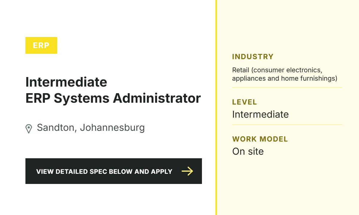 ERP Administrator